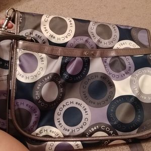 Coach shoulder bag/Diaper bag